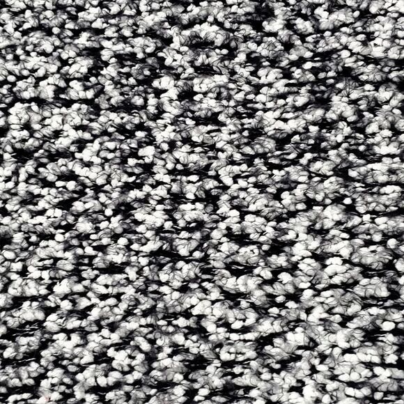 Marled boucle-knit oversize sweater with ribbed bishop sleeves / Women's Large - Picture 3 of 5